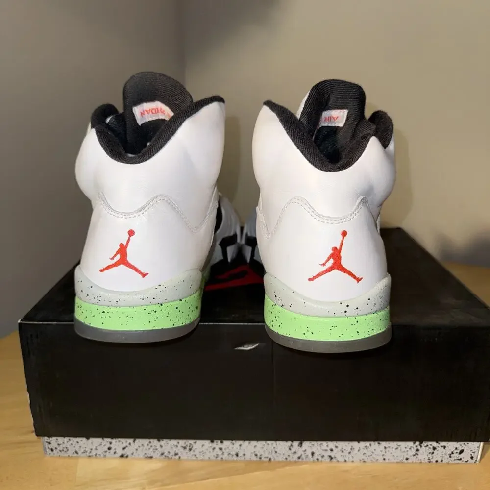 Size 11.5 - Air Jordan 5 Retro Pro Stars Poison green OG BOX 136027-115